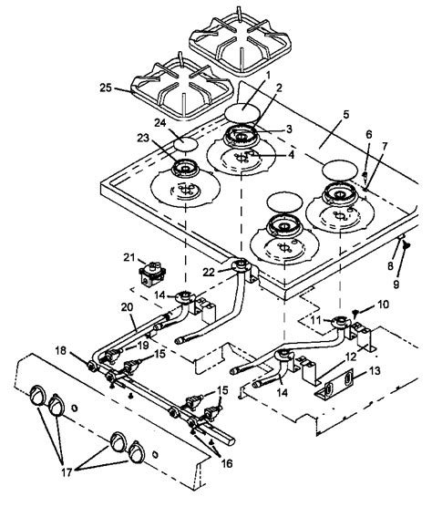 amana gas oven parts